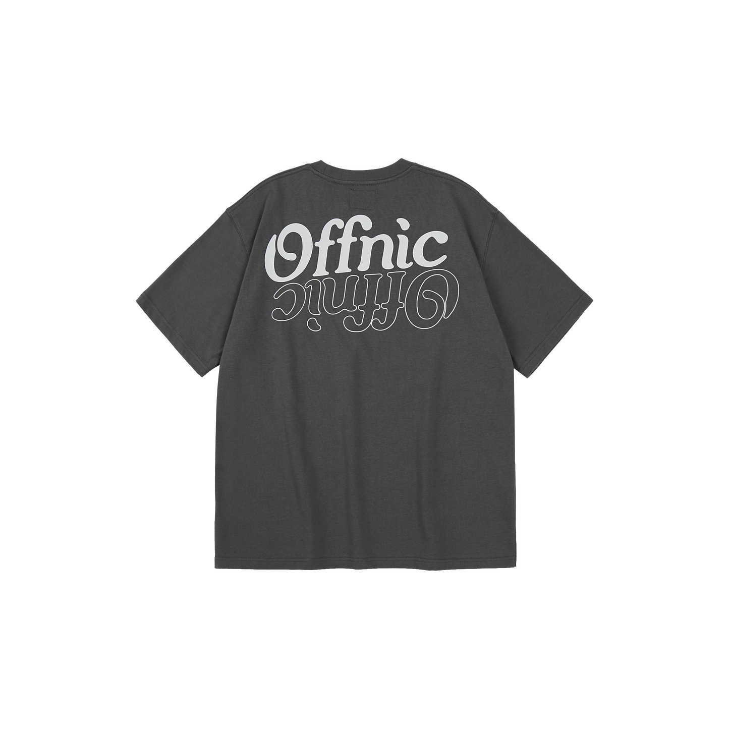 OFFNIC Outline Tee (Charcoal Grey)