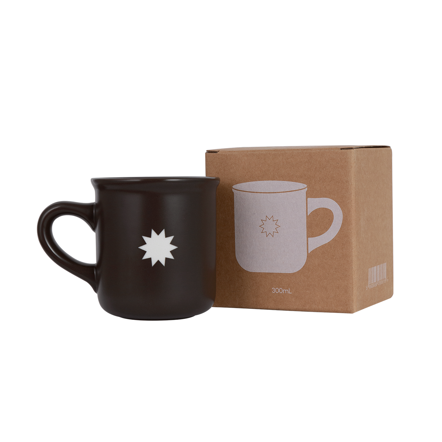 Ceramic Star Mug - Black